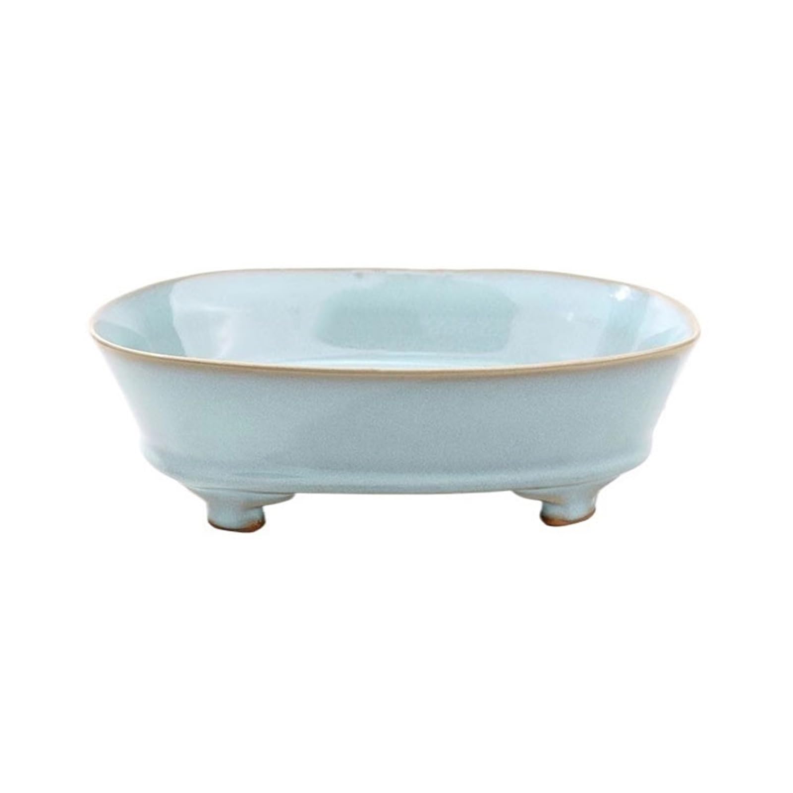 Flower Pot Tray Imitation Antiquity Chinese Style Flower Arranging Saucer Home Gardening Ceramic Drip Tray Ikebana Bowl