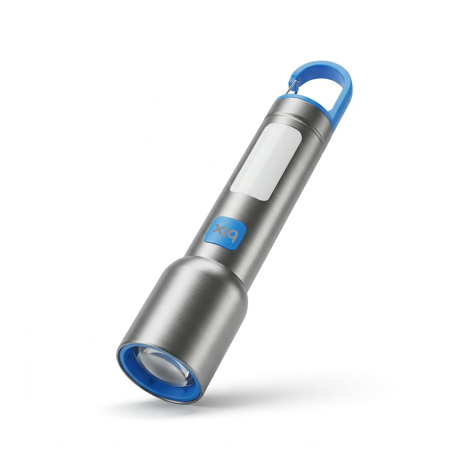 Bix BX1010FL Max 500 Lümen ve 500 Metreye Kadar Menzilli USB-C Şarj Edilebilir Kamp, Yürüyüş, Tamir, Güvenlik, Acil Durumlar İçin 10W LED El Feneri