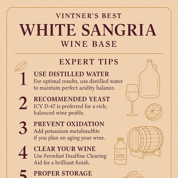 Vintners Best Vintner's Best White Sangria Wine Base