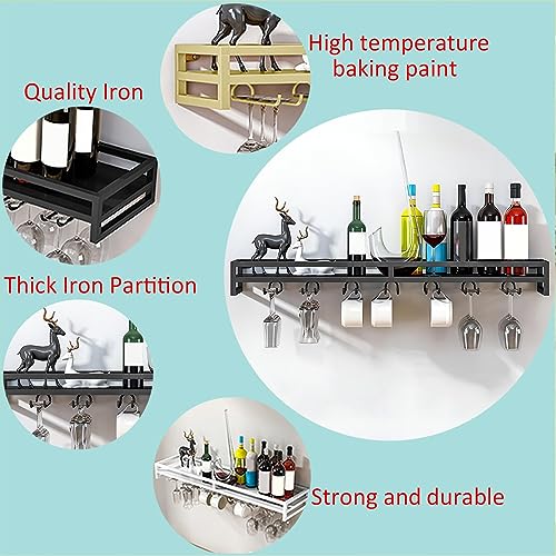 Support en métal pour verres à vin durable et rigide gain de place - 3