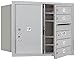 Salsbury Industries 3706D-04AFP 4C Horizontal Mailbox, Aluminum