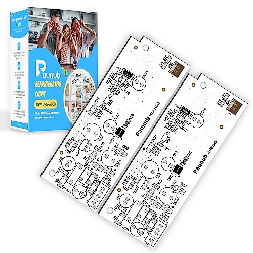 El Mejor Listado de Refrigerador Whirlpool Con Despachador de Agua - 5 favoritos. 41 W10515057 3021141 - Juego de 2 luces LED para nevera y congelador, compatible con Whirlpool Kenmore Maytag, KitchenAid, Repalce WPW10515057 AP6022533 PS11755866