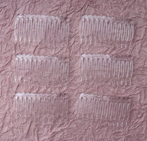 Ruwado RY1163 6 Pcs 12 Teeth Hair Side Combs 6.8 X 3.8 Cm Tortoise French Twist Hair Barrettes Accessories thumb #2