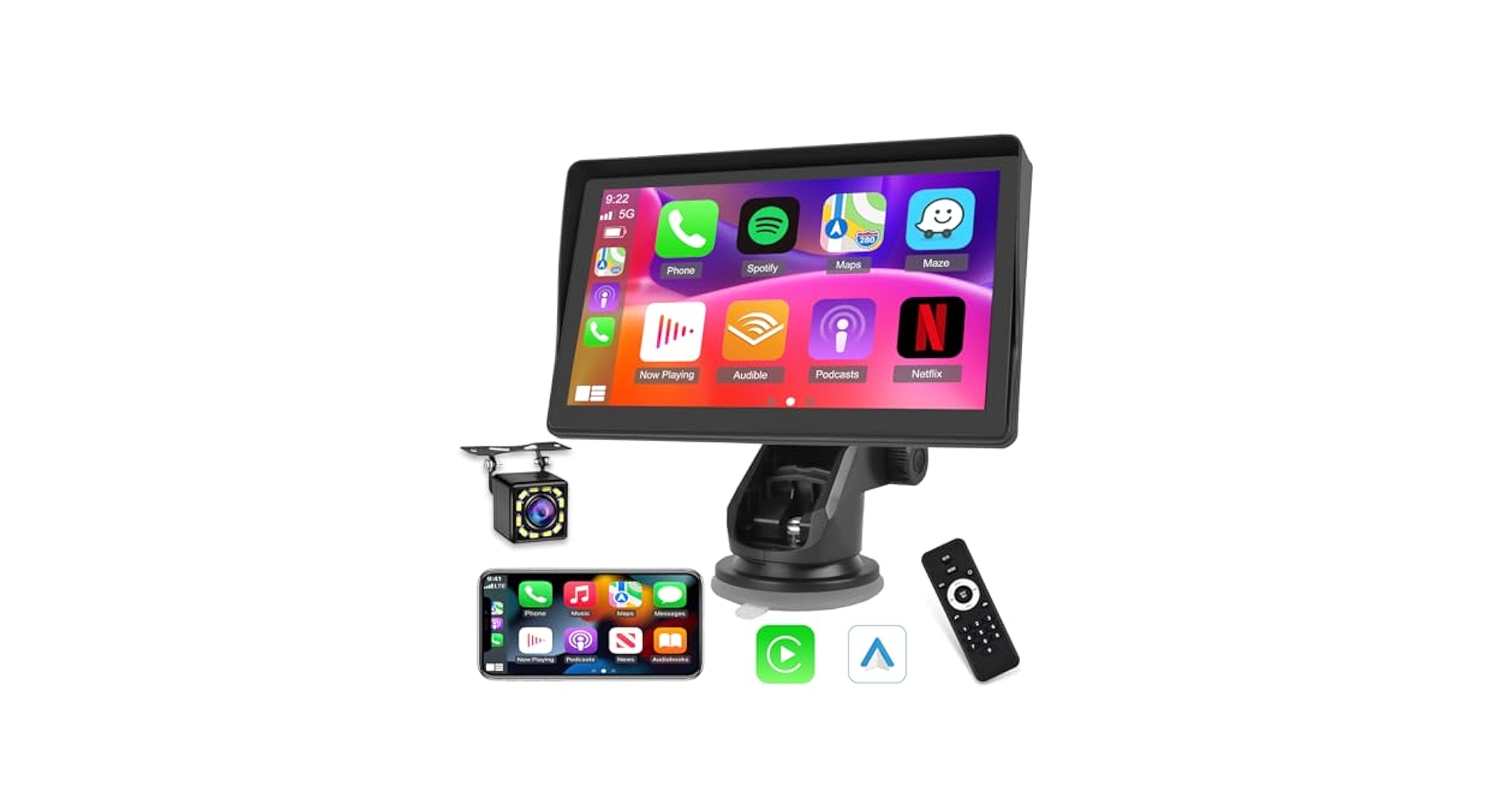 Amazon.com: 7 Inch Protable Apple Carplay Car Screen