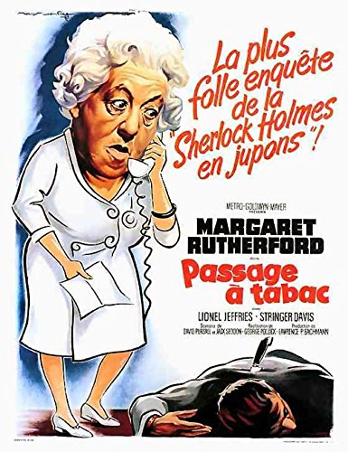 Affiche originale Passage A Tabac 1964 George Pollock 116X158 cm pour mur