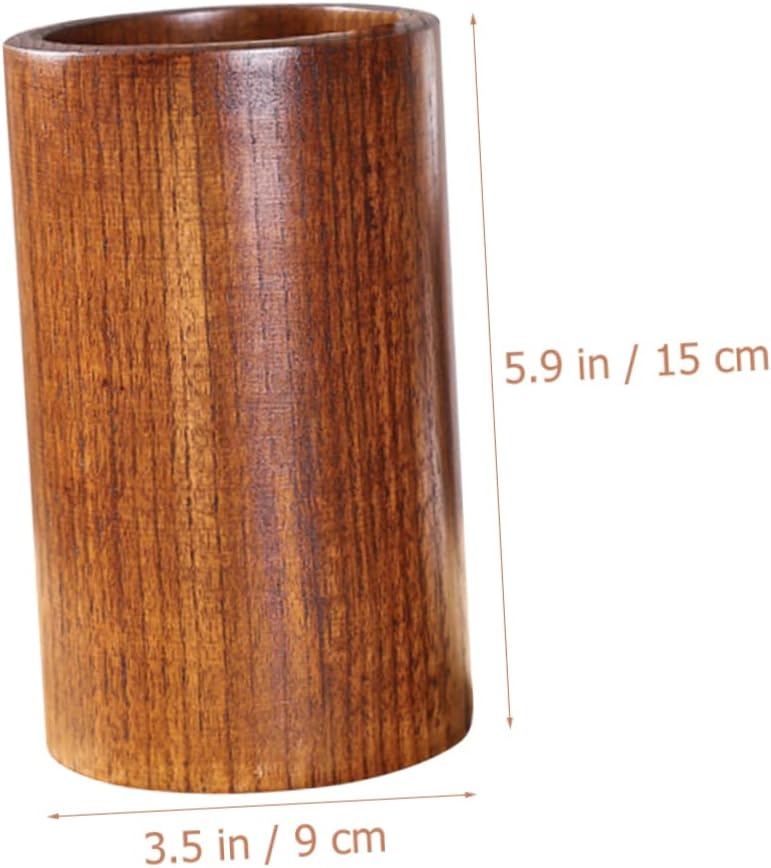 Solid Wood Kitchen Utensil Holder Elegant Chopsticks Canister for Cutlery Storage and Organization Practical Container for Home Use and Housewarming