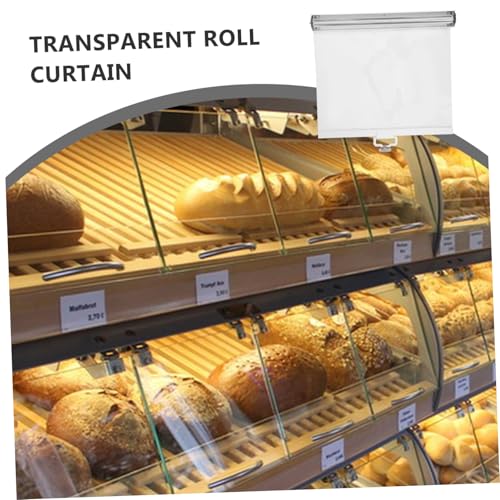 Rideau pour congélateur de supermarché transparent à enrouleur