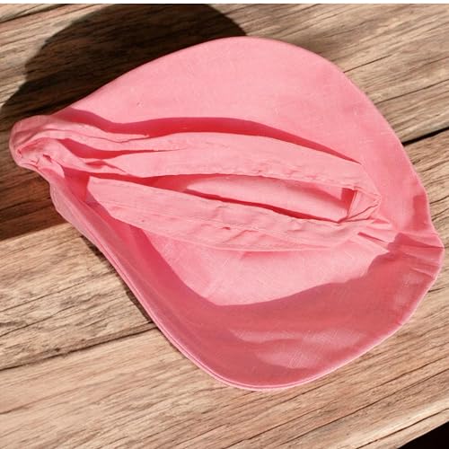 Beautiful Pink And Light Yellow Gomukhi Gomukh Japa Prayer Bag Prayer Beads, Meditation Jaap Bag yoga meditation japa Mala krishna Prayer Beads Bag2