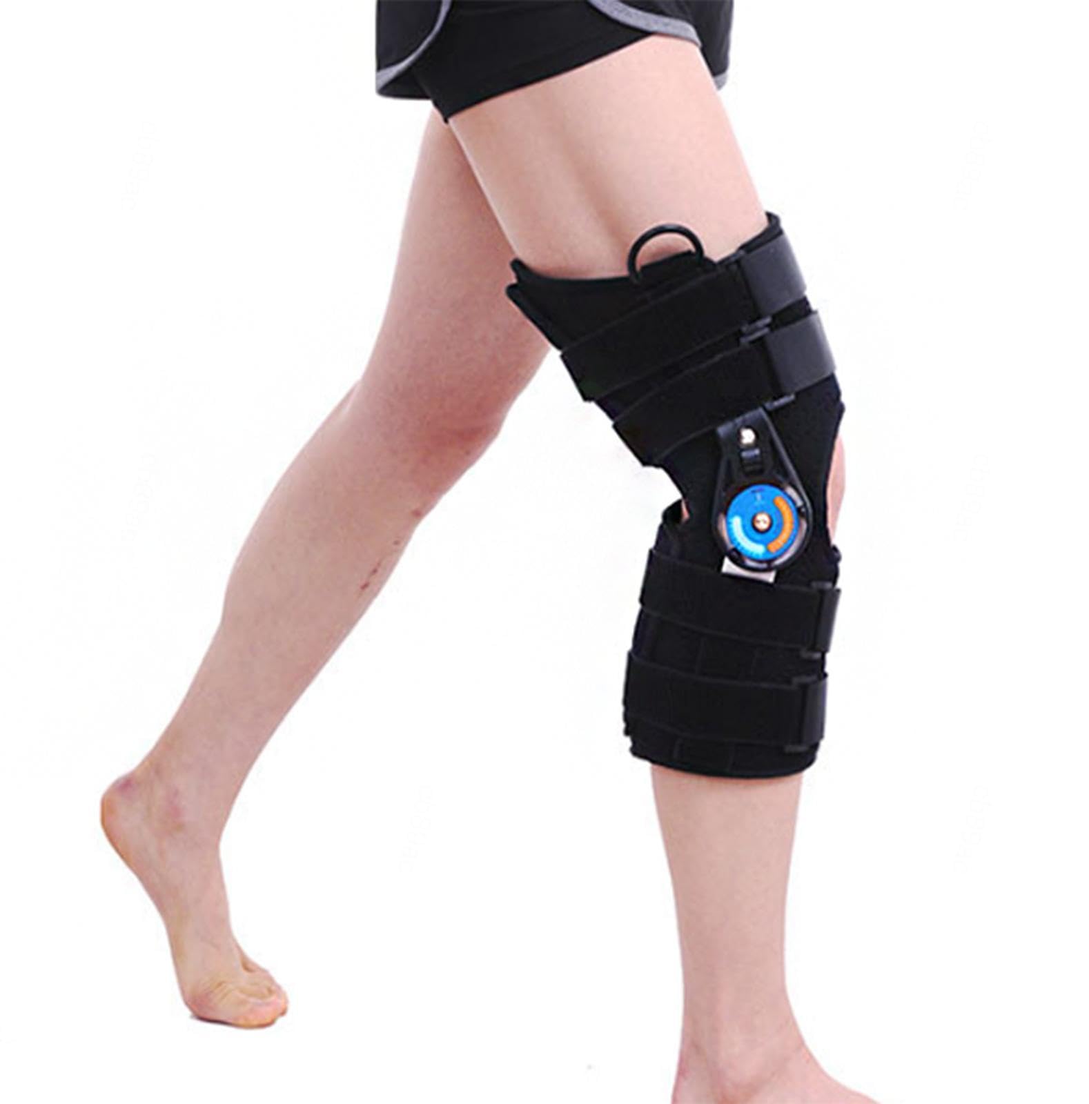 Rodillera ortopédica con bisagras para varo valgo, rodillera ortopédica ajustable, estabilizador de rodilla, soportes ortopédicos para piernas para hombres y mujeres, LCA, LCP, desgarro de menisco,