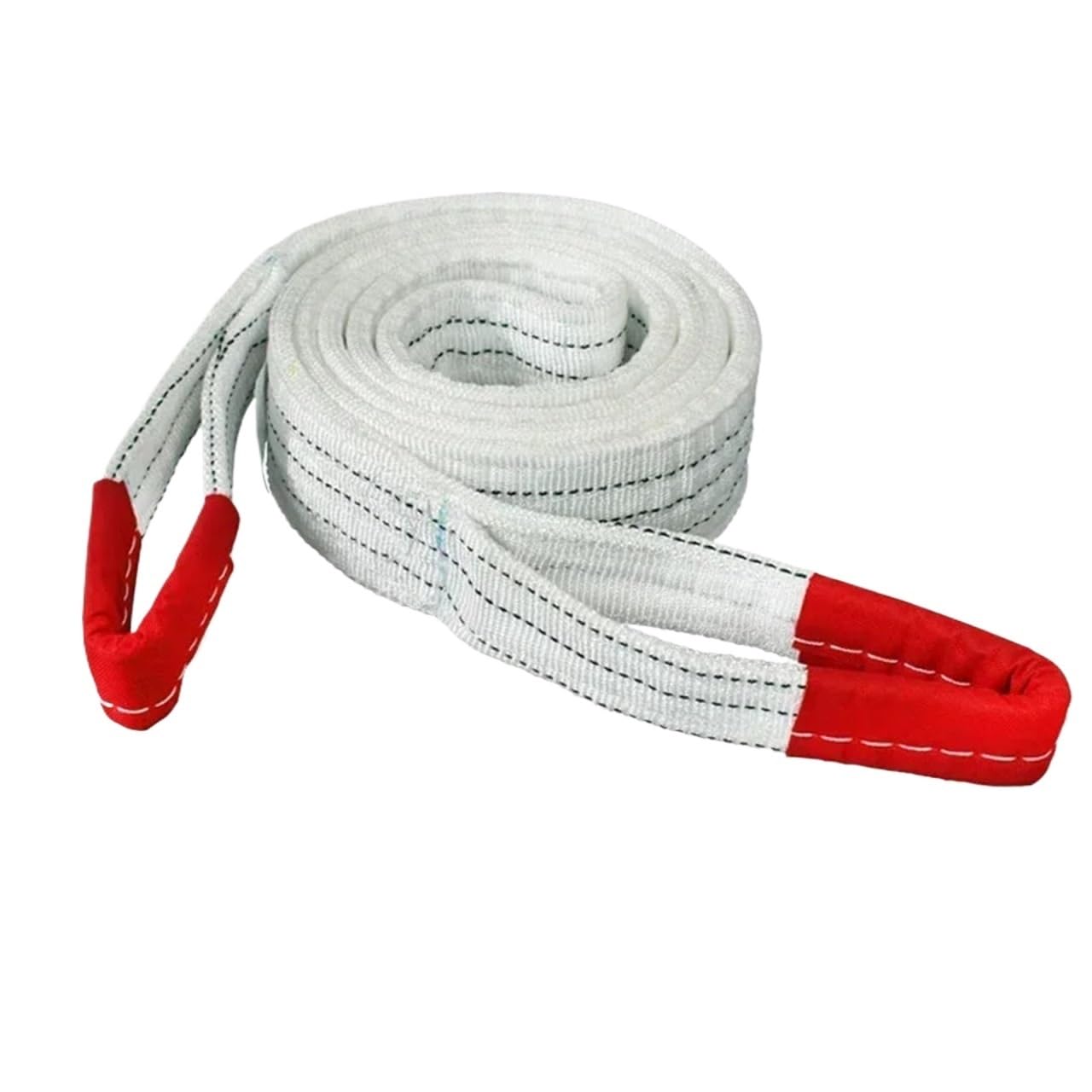 Elektrische Seilwinde Polyestergeflecht, verschleißfest, Hebeband, Kran, Hebezeug, industrieller Flachriemen, Anhängerseil, Lagergewicht 1–2 t(1 Ton Length 2m)