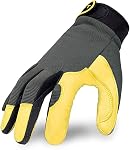 Leather Work Gloves Deerskin Soft, Improved Dexterity
