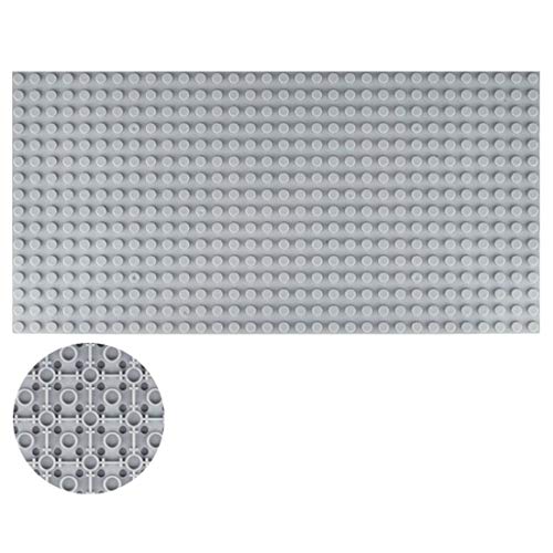 Foxom Bauplatten Straße, 10 Stück Platten-Set Classic Bausteine Grundplatte zum Bauen 16 x 32 Löcher - Kompatibel mit… – Bild 4