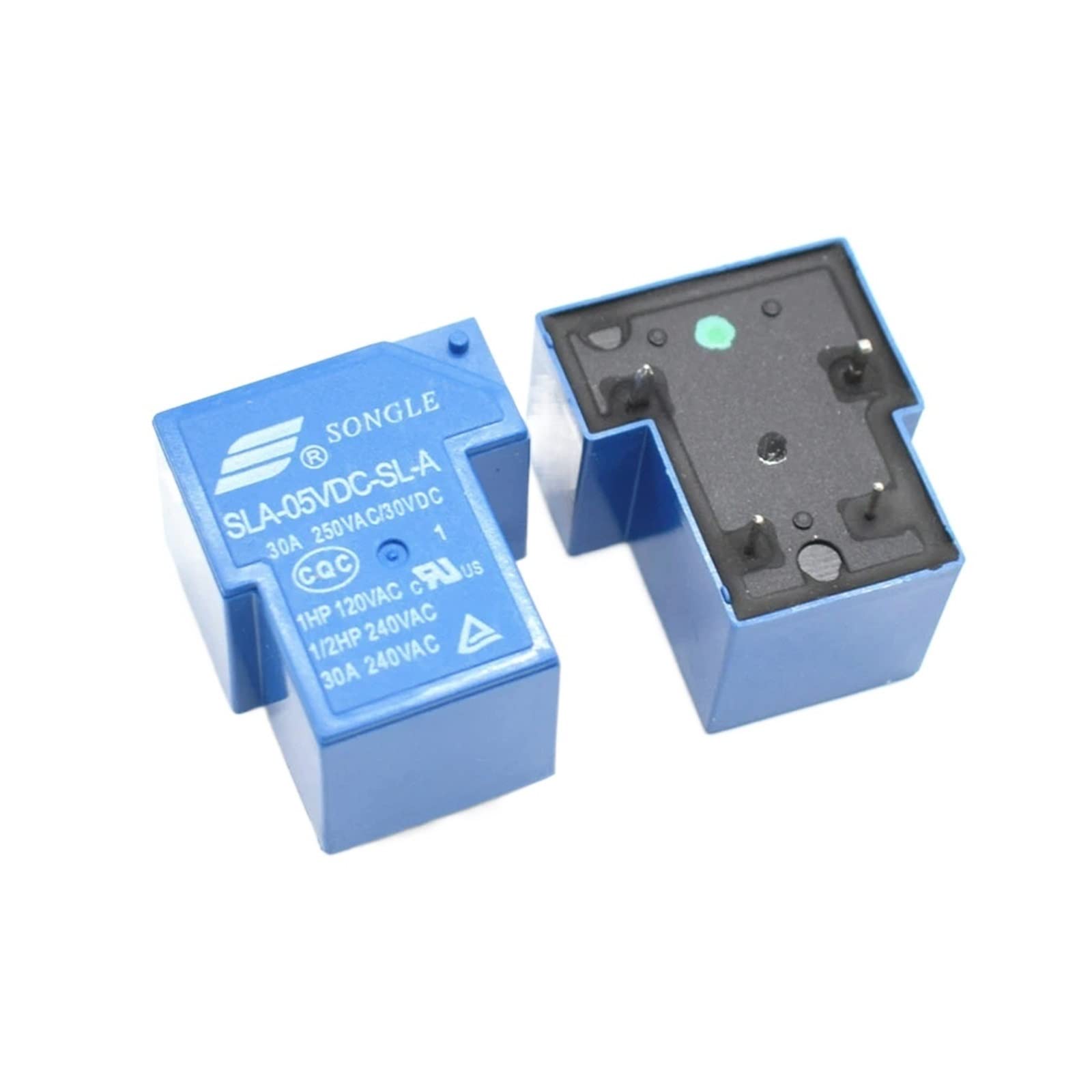 Relé de potencia SLA de 30A y 4 pines con aislamiento térmico para placas PCB