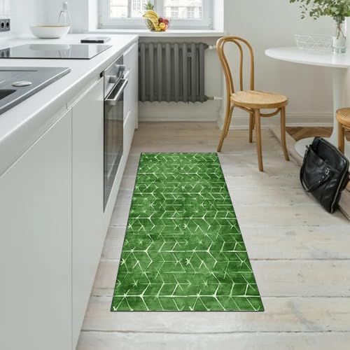 Alfombra para cocina lavable con base antideslizante y diseño abstracto moderno 5