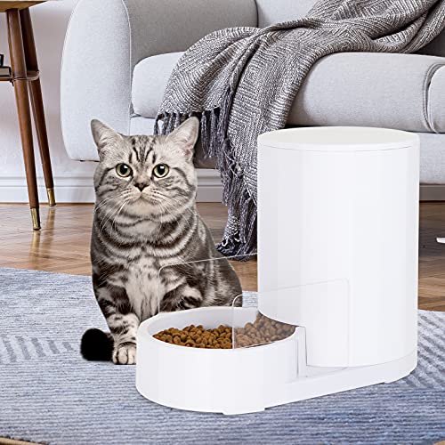 Sfozstra Dog Feeder,Gravity Dog Cat Feeder,Pet Feeding Bowl, 3L with Saving Function Dry Food Dispenser for Cats and… - Image 6