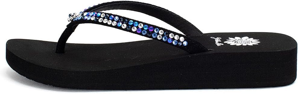 本革】 スクエアトゥカバードウェッジサンダル 35726 （オレンジn