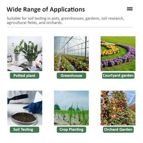 Image of Themisto TH-SM01 Soil Moisture Meter | Accurate Analog Moisture Tester for Indoor & Outdoor Plants | No Battery Needed