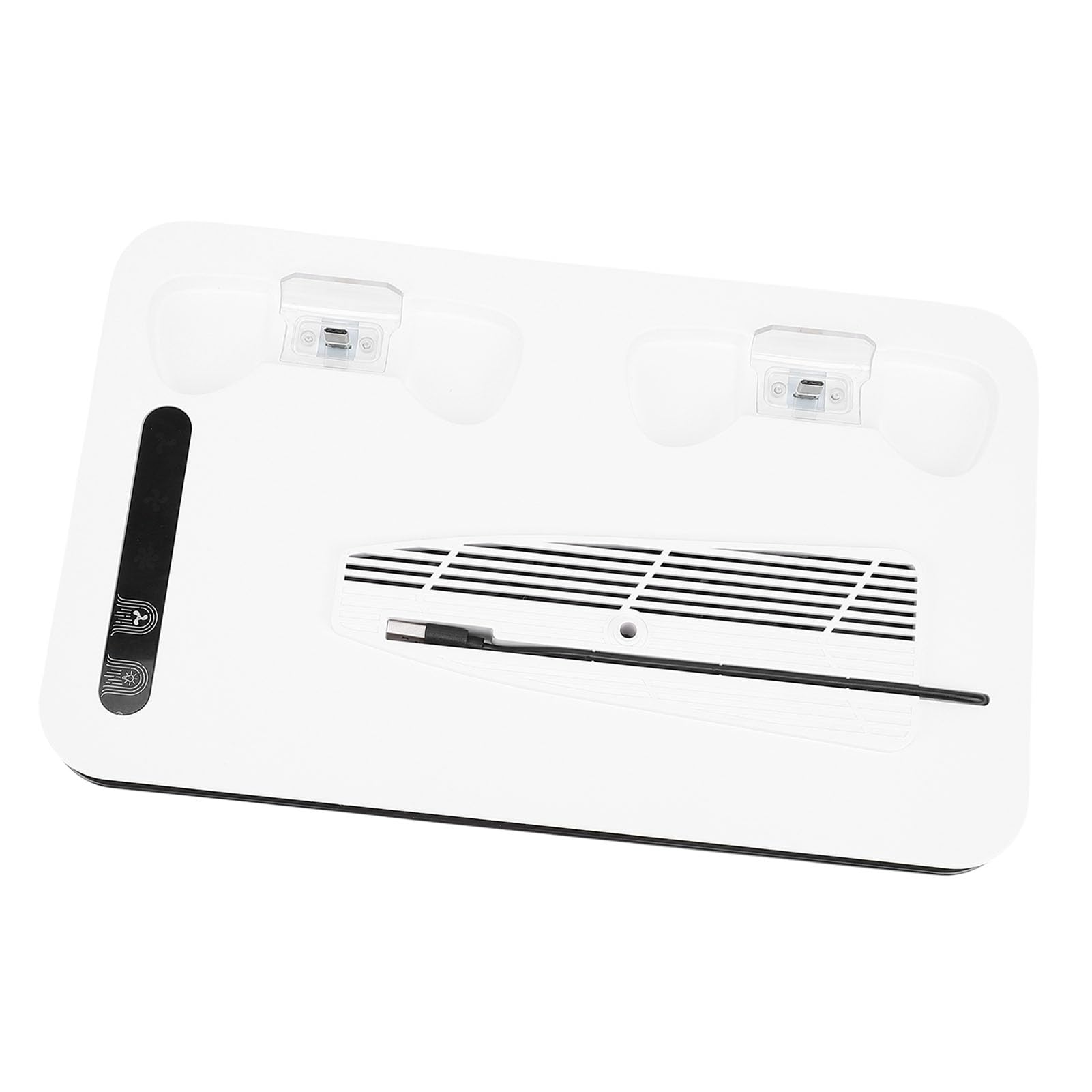 Zunate Supporto di Raffreddamento per Console di Gioco Verticale con Illuminazione RGB e Caricatore per Doppio controller: Ideale per la Configurazione di Gioco
