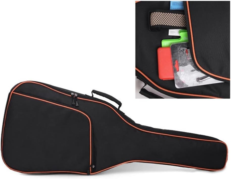 Acoustic Guitar Case Bag Oxford Fabric Straps Padded Cotton Soft Backpack
