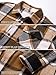 JEMLDL Jackets for Men Flannel Casual Button Down Long Sleeve Plaid Shirts Lightweight Fall Shackets Coat with Pockets,US 50(XXL)