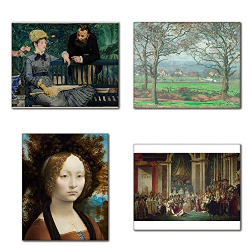 Wish Pub - Set Of 12 Unframed Fine Art Prints, Famous Art Collection Series 3 Of 3, 8X10 Inch #TOP5