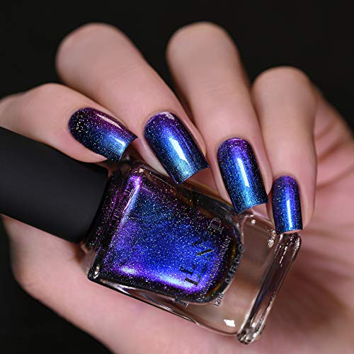 Image of ILNP Shockwave (H) - Vivid Blue to Purple Holographic Ultra Chrome Nail Polish