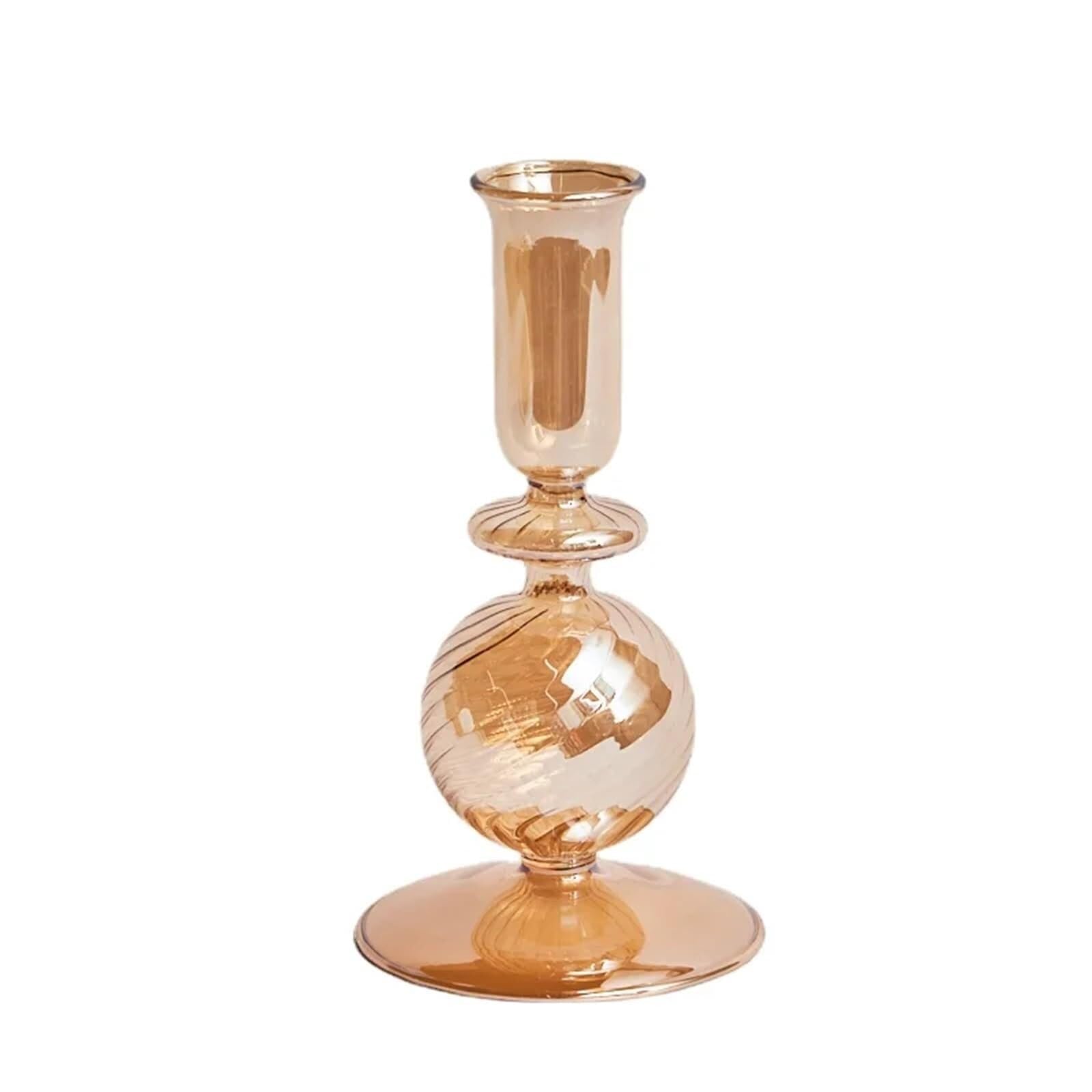 Candle Holders Candlesticks Taper Candle Holders Tall Decoration Party Glass Vase Home Decor Wedding(Style21)