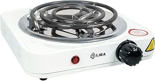 Mini Fogão Fogareiro Espiral Elétrico Portátil Camping 1 Boca 110V - Branco