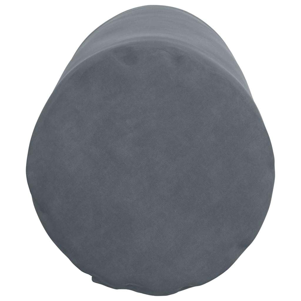 Set di 2 cuscini cervicali decorativi in morbido tessuto a coste, con imbottitura in poliestere, per divano e letto, 25 x 70 cm, rivestimento sfoderabile