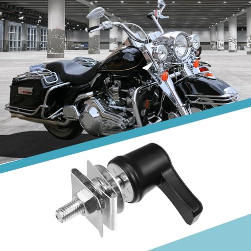X AUTOHAUX Kit de Montaje para Alforjas, Tornillo de Seguridad Anti-Robo para Harley Road King Electra Glide Street Glide OE Número 90201540 Negro miniatura 2