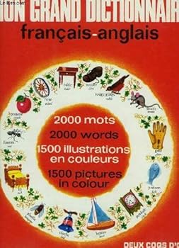 Paperback Mon grand dictionnaire français-anglais [French] Book