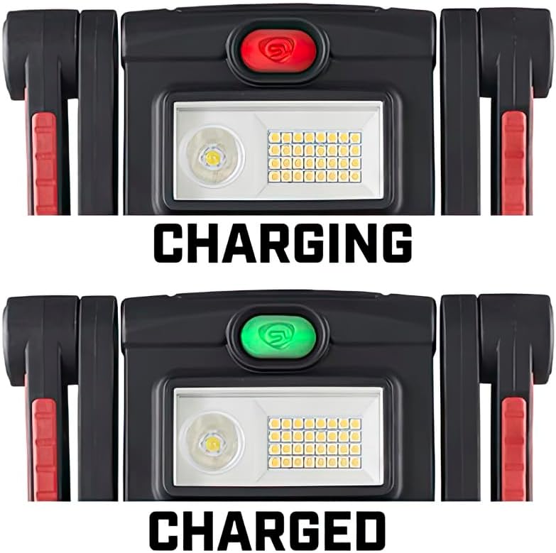 Miniatura 6 de Streamlight 61523 BearTrap 360 - Luz de trabajo recargable de 2000 lúmenes con modos de punto e inundación, cuerpo giratorio y base magnética, color