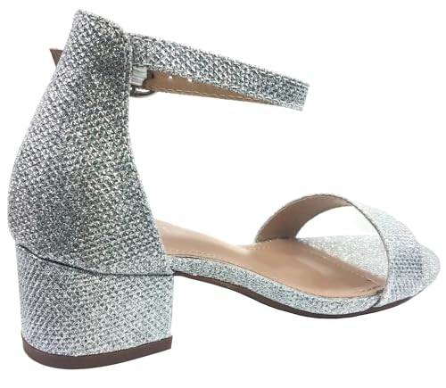Image of Lucky Top Girls Dress Sandal Low Heel Ankle Strap