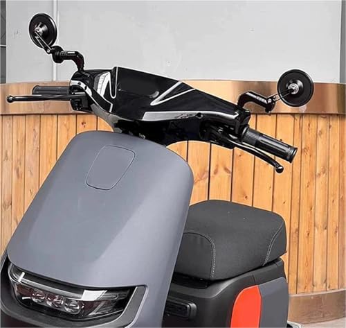Espejos retrovisores de cristal azul universales de aluminio para scooter Xmax y NMAX 6