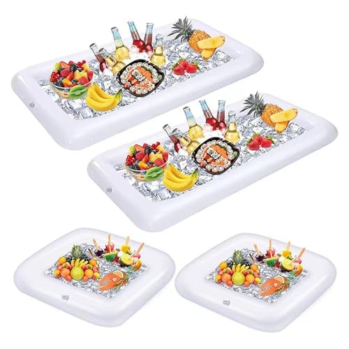 Plateau de congélation gonflable pour buffet et rafraîchissement de boissons de plage