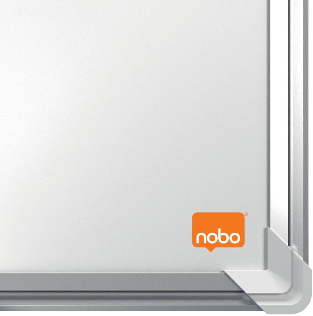 Nobo Premium Plus Lacquered Magnetic Whiteboard – 1800 x 1200 mm, Aluminium Frame, EU Ecolabel Certification, 1915161