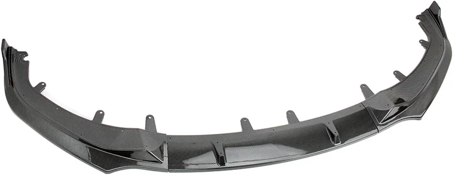 Compatible for BMW 8-Series G14 G15 G16 840i 840d 850i M850i M-Pack 2021-2023 3Pcs Car Front Lip Lower Spoiler Diffuser Splitters Body Kit(Carbon Fiber Look)