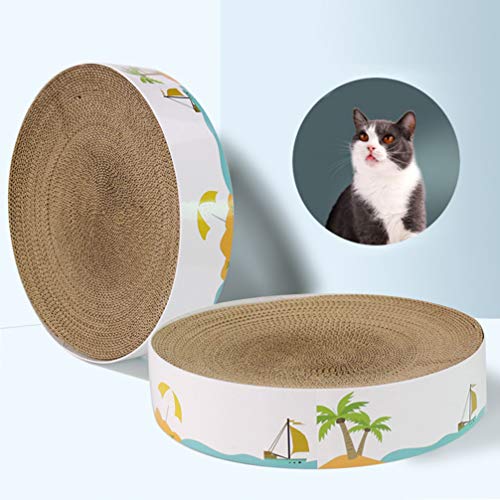 Arranhador de gato Balacoo, brinquedos interativos para gatos em forma de tigela afundada redonda ar