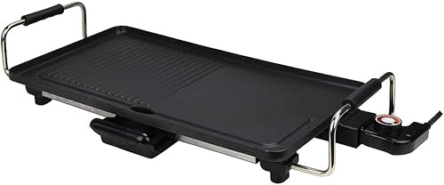 KOTO Parrilla eléctrica antiadherente extraíble para barbacoa (15.5 x 11.5 pulgadas), (18 x 10 pulgadas)