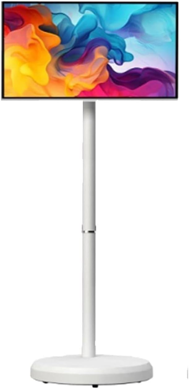 21.5" Smart TV with Wireless Touchscreen Display, Swivel Monitor Stand for Streaming & Home Office, 4GB RAM & 64GB Storage, Sleek Black Design