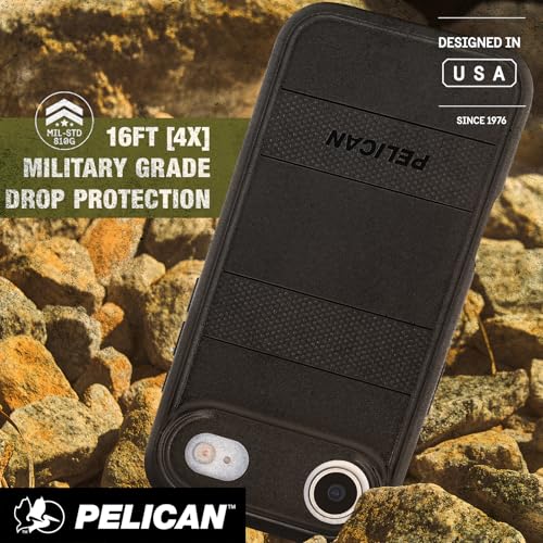 Pelican Protector iPhone Air Case - Rugged MagSafe Phone Case - Black - image 3