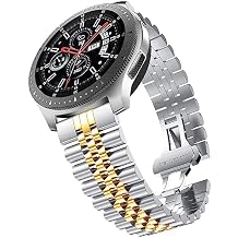 Watch Band Metal Stainless Steel Strap 20mm 22mm Jubilee Quick Release Premium Polished Brushed Flexible Metal Watch Bracelet Strap Men Replacement Band for Rolex/Omega Swatch/Seiko