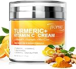 Crème naturelle de visage de vitamine C curcuma: Réparer l'hydratante crème pour la peau de la peau pour les femmes et les hommes de tous types de peau