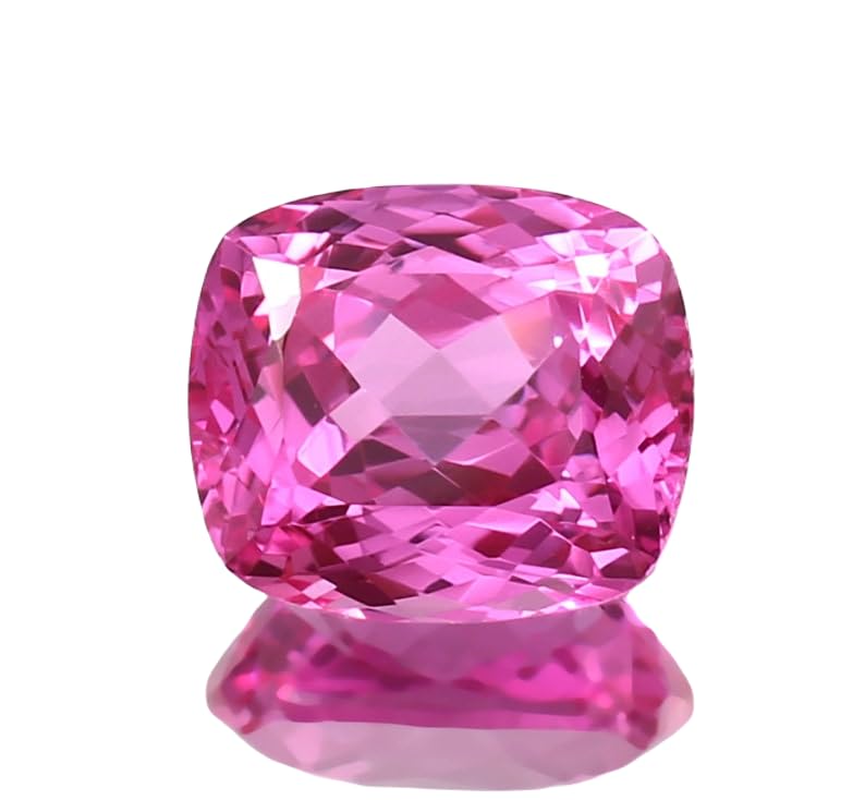 Saphir rose facetté pour bague personnalisée et projets de bricolage créatif