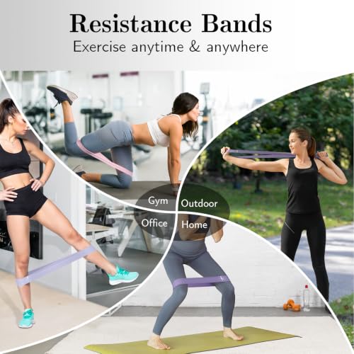 Image of Resistance Bands for Working Out, 5 Levels Elastic Exercise Bands