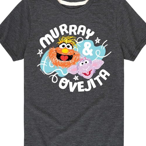 Sesame Street - Murray and Ovejita - Toddler and Youth Short Sleeve Graphic T-Shirt3