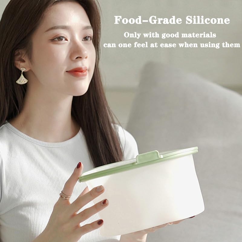 Miniatura 3 de ZEGROA Bolsas reutilizables de silicona para almacenamiento de alimentos, para microondas, lavavajillas y congelador, frutas de plástico, marinar