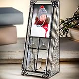 J Devlin Pic 360-23 Glass 2x3 Picture Frame Wallet Size Photos Vintage Glass Keepsake Gift School Pictures