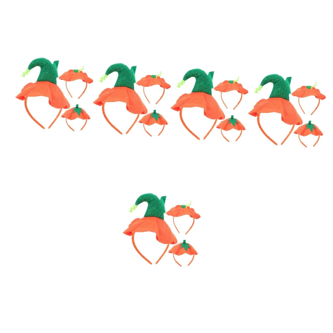 Abaodam 15piezas Diadema De Calabaza Para Accesorios De Halloween Coloridos Para Fiestas Cosplay y Fotografía Diseño Divertido y Moderno