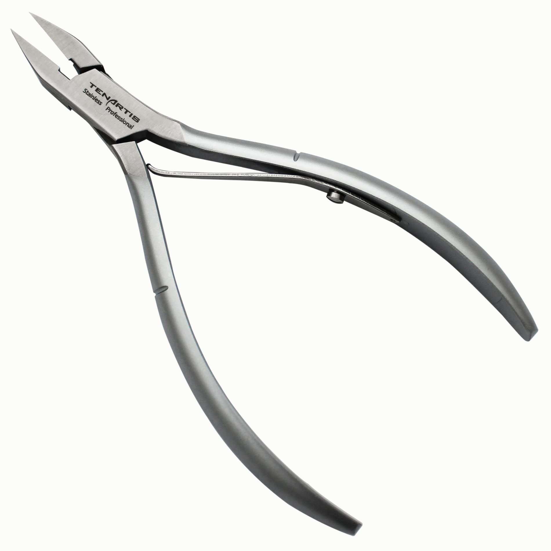 Tronchese Professionale per Unghie Incarnite con Taglio Retto e Punta Fine in Acciaio Inox Sterilizzabile con Custodia in PVC - Tenartis Professional
